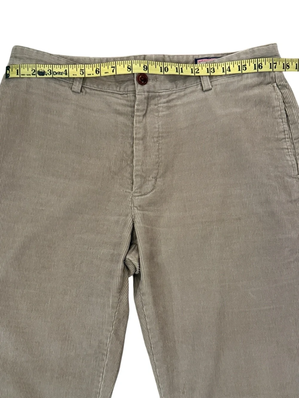 Vineyard Vines Wide Wale Corduroy Club Pants Tan Beige All Cotton 34x34 Shep Ian